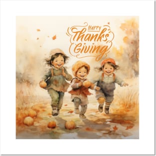 Happy Thanksgiving Day 5 Posters and Art